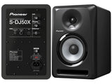 PIONEER S-DJ50X BLACK MONITOR ATTIVO 5"/1" 2 VIE 80W COLORE NERO - TechSoundSystem.com