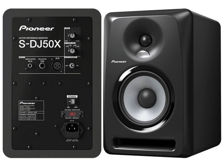 PIONEER S-DJ50X BLACK MONITOR ATTIVO 5"/1" 2 VIE 80W COLORE NERO - TechSoundSystem.com