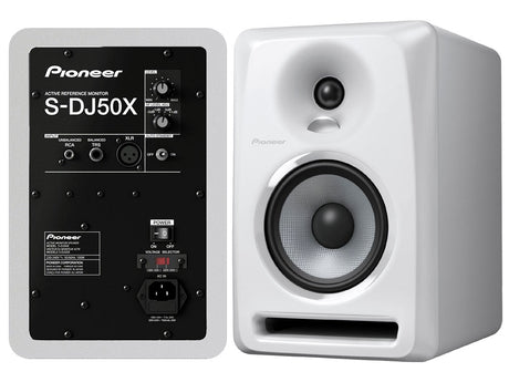 PIONEER S-DJ50X WH WHITE MONITOR ATTIVO 5"/1" 2 VIE 80W COLORE BIANCO - TechSoundSystem.com