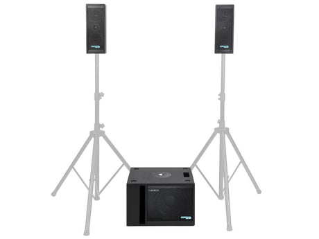 RELOOP GROOVE SET 12 SISTEMA DI AMPLIFICAZIONE 2.1 PORTATILE 12"/4"/1" 500W - TechSoundSystem.com