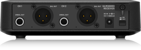 BEHRINGER ULM302 MIC DOPPIO RADIOMICROFONO PALMARE WIRELESS DIGITALE 2,4 GHz - TechSoundSystem.com