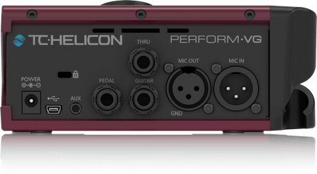TC HELICON PERFORM VG PROCESSORE EFFETTI PER VOCE E CHITARRA ACUSTICA + PHANTOM POWER + ANTI FEEDBACK - TechSoundSystem.com