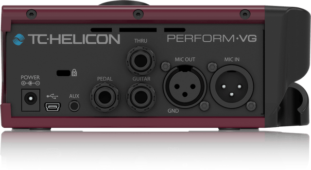TC HELICON PERFORM VG PROCESSORE EFFETTI PER VOCE E CHITARRA ACUSTICA + PHANTOM POWER + ANTI FEEDBACK - TechSoundSystem.com