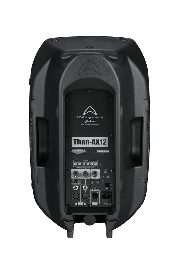 WHARFEDALE TITAN AX12 ACTIVE BLACK CASSA ATTIVA BIAMPLIFICATA 12" 600 WATT DSP 6 PRESET - TechSoundSystem.com