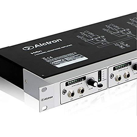 ALCTRON H4N PREAMPLIFICATORE 4 CUFFIE AMPLIFICATORE CUFFIA 4 CANALI 1U RACK + ALIMENTATORE - TechSoundSystem.com