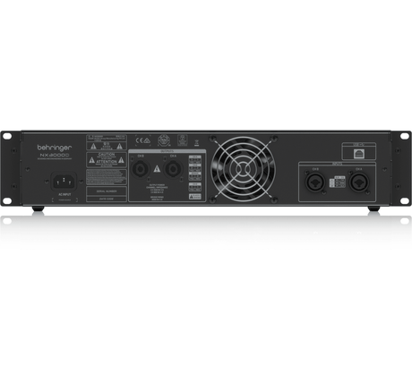BEHRINGER NX3000D FINALE DI POTENZA 3000 WATT 2 CANALI CON COMPENSAZIONE AUTOMATICA DELL' IMPEDENZA + DSP - TechSoundSystem.com