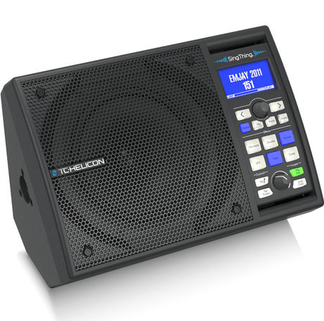 TC HELICON SINGTHING MONITOR ATTIVO 150 WATT CON PROCESSORE EFFETTI PER VOCE INTEGRATO + MICROFONO MP75 + CAVO EX-DEMO - TechSoundSystem.com