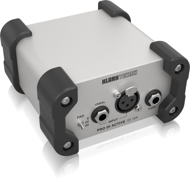 KLARK TEKNIK DI 10A DI BOX ATTIVA CON TRASFORMATORI MIDAS ALIMENTAZIONE PHANTOM / BATTERIA 9V - TechSoundSystem.com