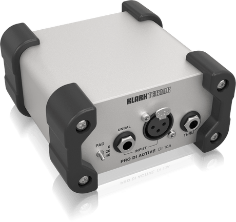 KLARK TEKNIK DI 10A DI BOX ATTIVA CON TRASFORMATORI MIDAS ALIMENTAZIONE PHANTOM / BATTERIA 9V - TechSoundSystem.com