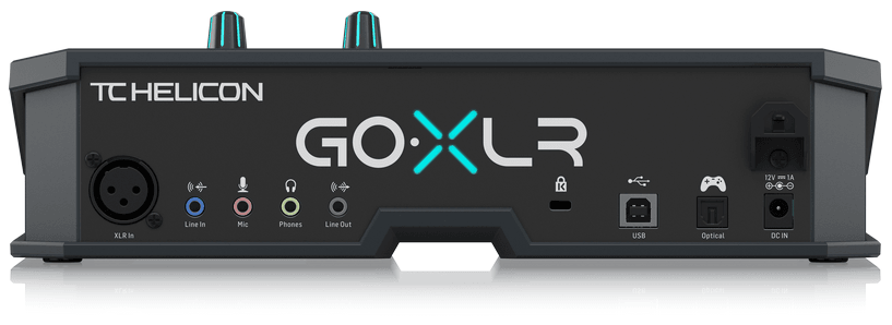 TC HELICON GO-XLR MIXER PORTATILE 4 PAD CANALI PLAY BROADCAST STREAM ONLINE - TechSoundSystem.com