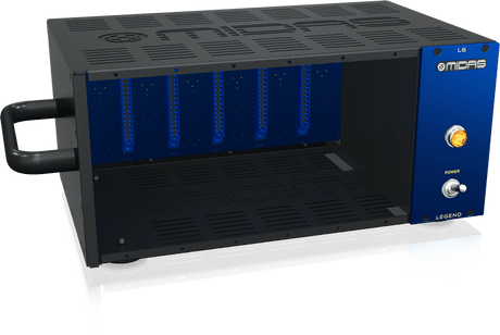 MIDAS LEGEND L6 LAUNCH POWER SUPPLY CHASSIS MONTAGGIO RACK 6 MODULI SERIE 500 - TechSoundSystem.com