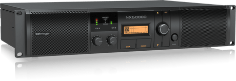 BEHRINGER NX6000D FINALE DI POTENZA 6000 WATT 2 CANALI CON COMPENSAZIONE AUTOMATICA DELL' IMPEDENZA + DSP - TechSoundSystem.com