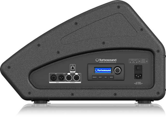 TURBOSOUND TFM152M-AN MONITOR DA PALCO ATTIVO 15" 2500 WATT 1.4" HF + DSP KLARK TEKNIK + ULTRANET DIGITAL NETWORK - TechSoundSystem.com