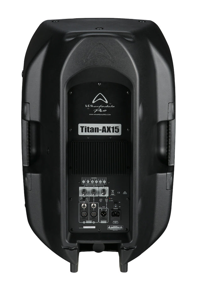 WHARFEDALE TITAN AX15 ACTIVE BLACK CASSA ATTIVA BIAMPLIFICATA 15" 840 WATT DSP 6 PRESET - TechSoundSystem.com