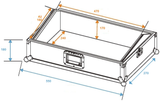 COBRA FC79 CASE 19" 4U PER MIXER LUCI FLIGHT CASE PORTA RACK 4 UNITA' - TechSoundSystem.com