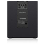 TURBOSOUND IP15B SUBWOOFER ATTIVO 15" CLASSE D 1000 WATT DISPLAY LCD + USCITE DI POTENZA SPEAKON + STREAMING BLUETOOTH + DSP KLARK TEKNIK - TechSoundSystem.com