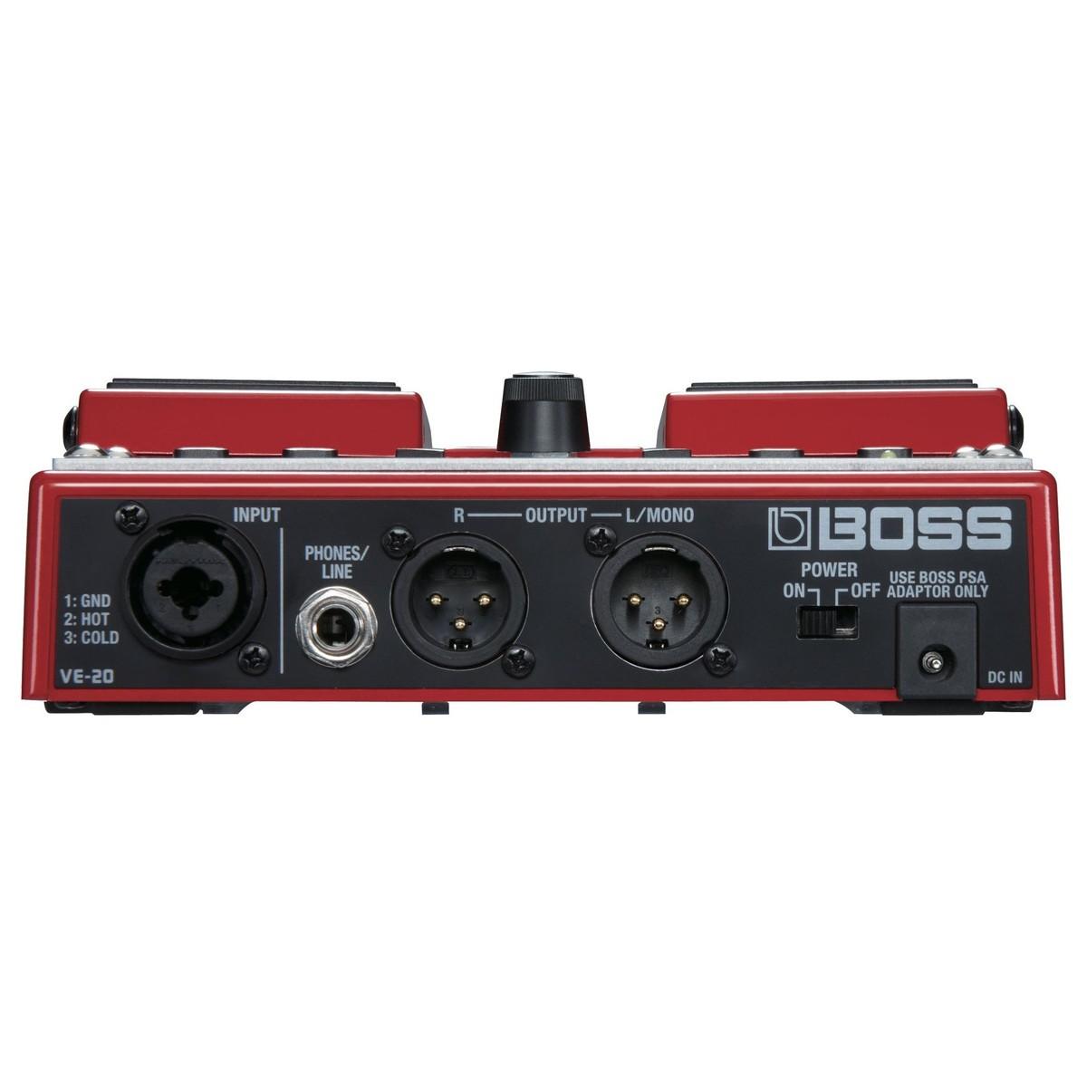 BOSS VE-20 MULTIEFFETTO A PEDALE PER VOCE E LOOPER - TechSoundSystem.com