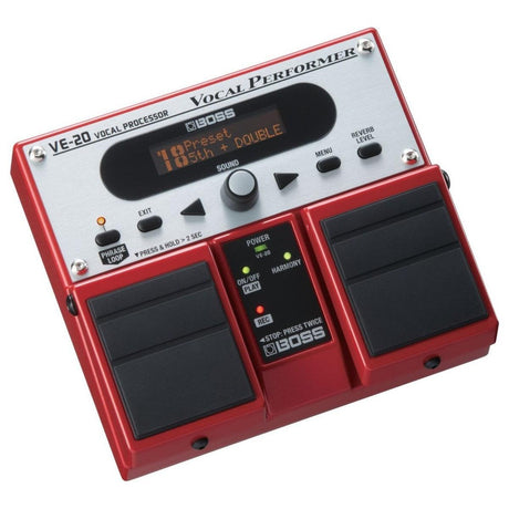 BOSS VE-20 MULTIEFFETTO A PEDALE PER VOCE E LOOPER - TechSoundSystem.com