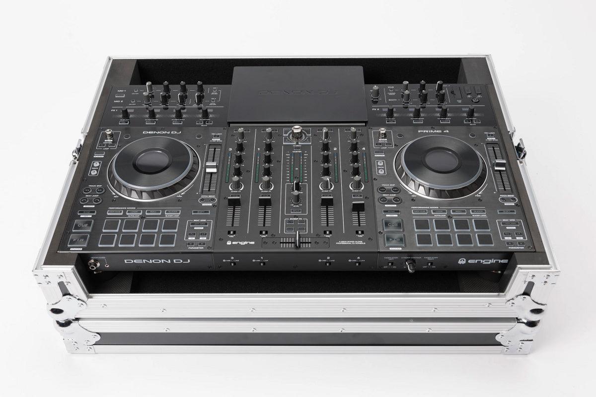 MAGMA DJ CONTROLLER CASE PRIME 4 FLIGHT CASE PER DENON PRIME 4 - TechSoundSystem.com