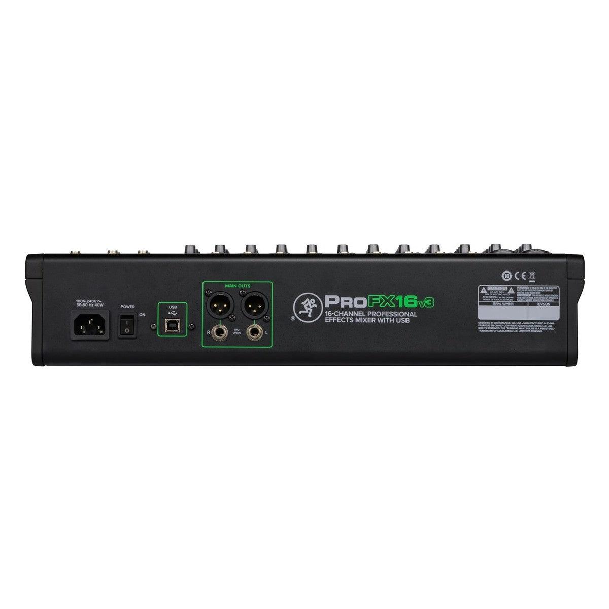 MACKIE PROFX16 V3 MIXER 16 CANALI CON EFFETTI PROFESSIONALI E INTERFACCIA AUDIO USB - TechSoundSystem.com