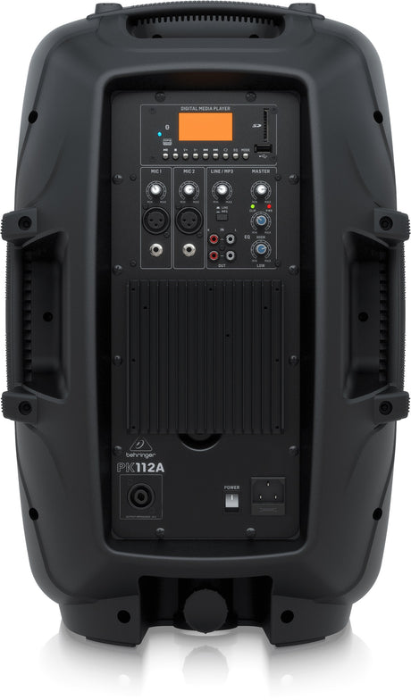 BEHRINGER PK112A CASSA ATTIVA 600W WOOFER 12" MIXER E PLAYER USB SD BLUETOOTH - TechSoundSystem.com