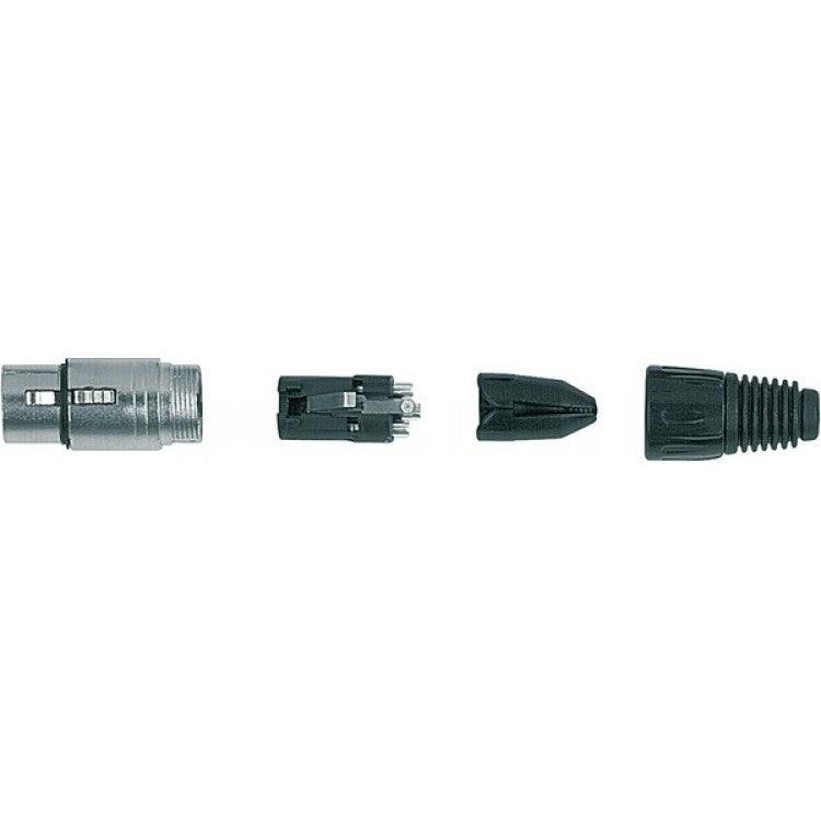 PROEL XLR3FV CONNETTORE XLR FEMMINA DA SALDARE PRESA VOLANTE - TechSoundSystem.com
