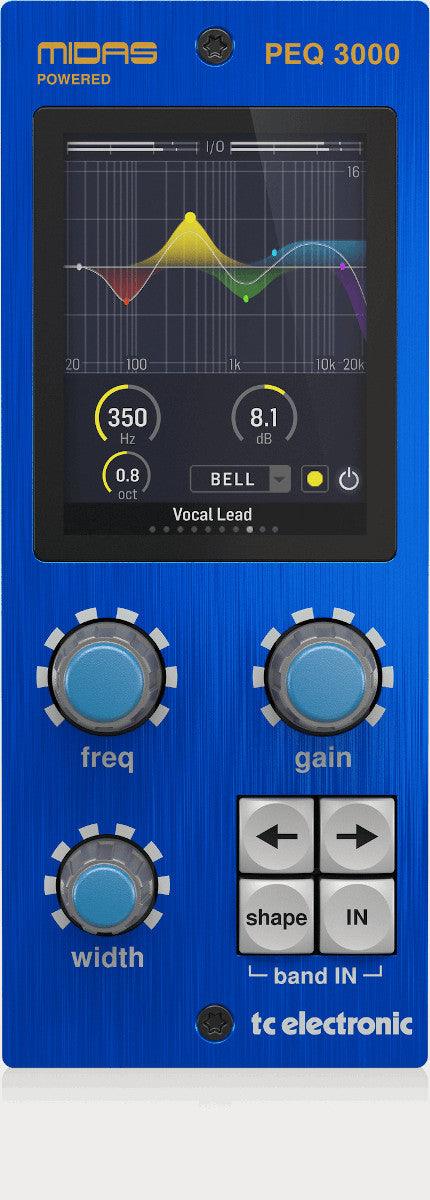 TC ELECTRONIC PEQ 3000 NATIVE / PEQ 3000-DT CONTROLLER MIDAS HERITAGE 3000 EQ - TechSoundSystem.com