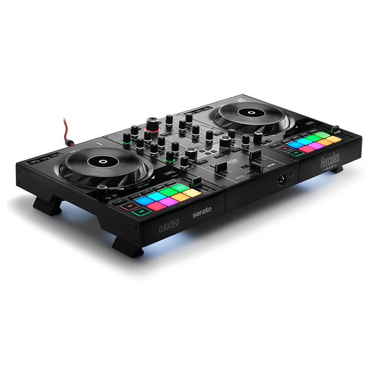 HERCULES DJ CONTROL INPULSE 500 CONTROLLER DIGITALE 2 DECK USB PER DJ - TechSoundSystem.com