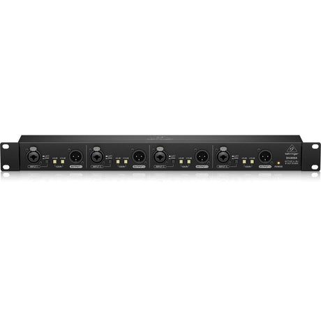 BEHRINGER DI4800A DIRECT BOX ULTRA DI-BOX ATTIVA 4 CANALI UNA UNITA RACK CONVERTITORE SEGNALE JACK A XLR - TechSoundSystem.com