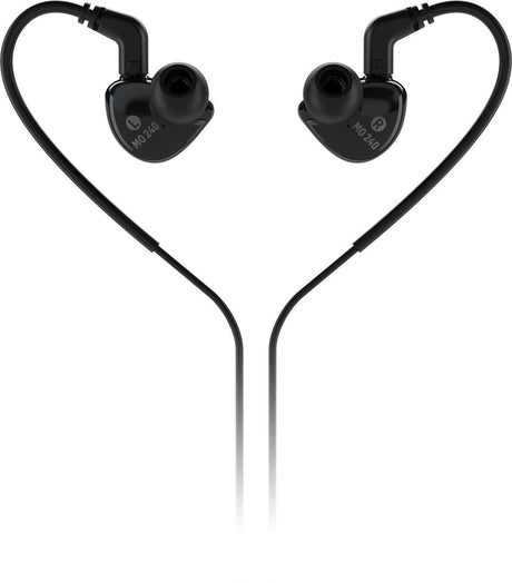 BEHRINGER MO240 AURICOLARE IN EAR MONITOR BLACK NERO EX-DEMO - TechSoundSystem.com