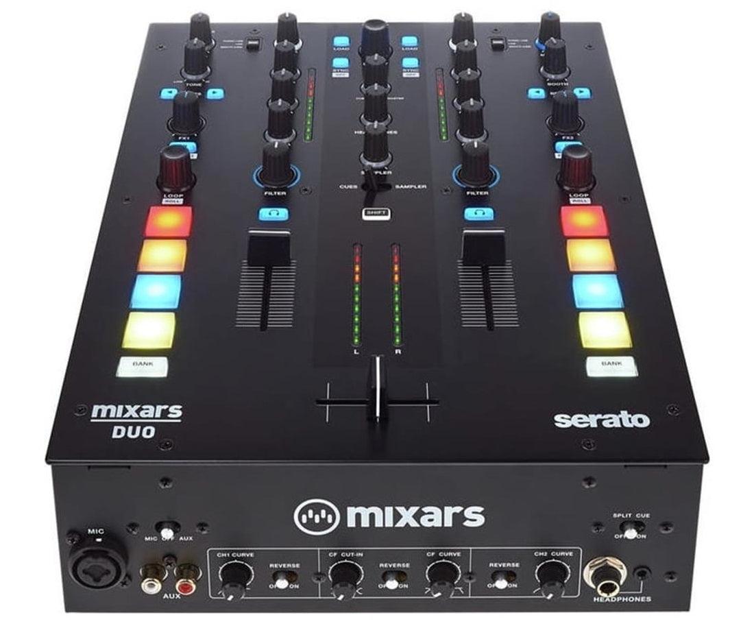 MIXARS DUO MKII MIXER PER DJ 2 CANALI PER SERATO 8 PAD - TechSoundSystem.com