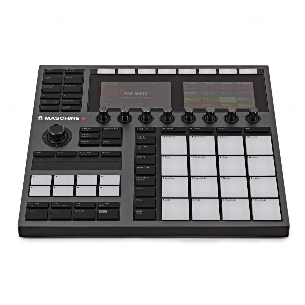 NATIVE INSTRUMENTS MASCHINE+ PLUS GROOVE BOX SAMPLER DRUM MACHINE E SINTETIZZATORE - TechSoundSystem.com