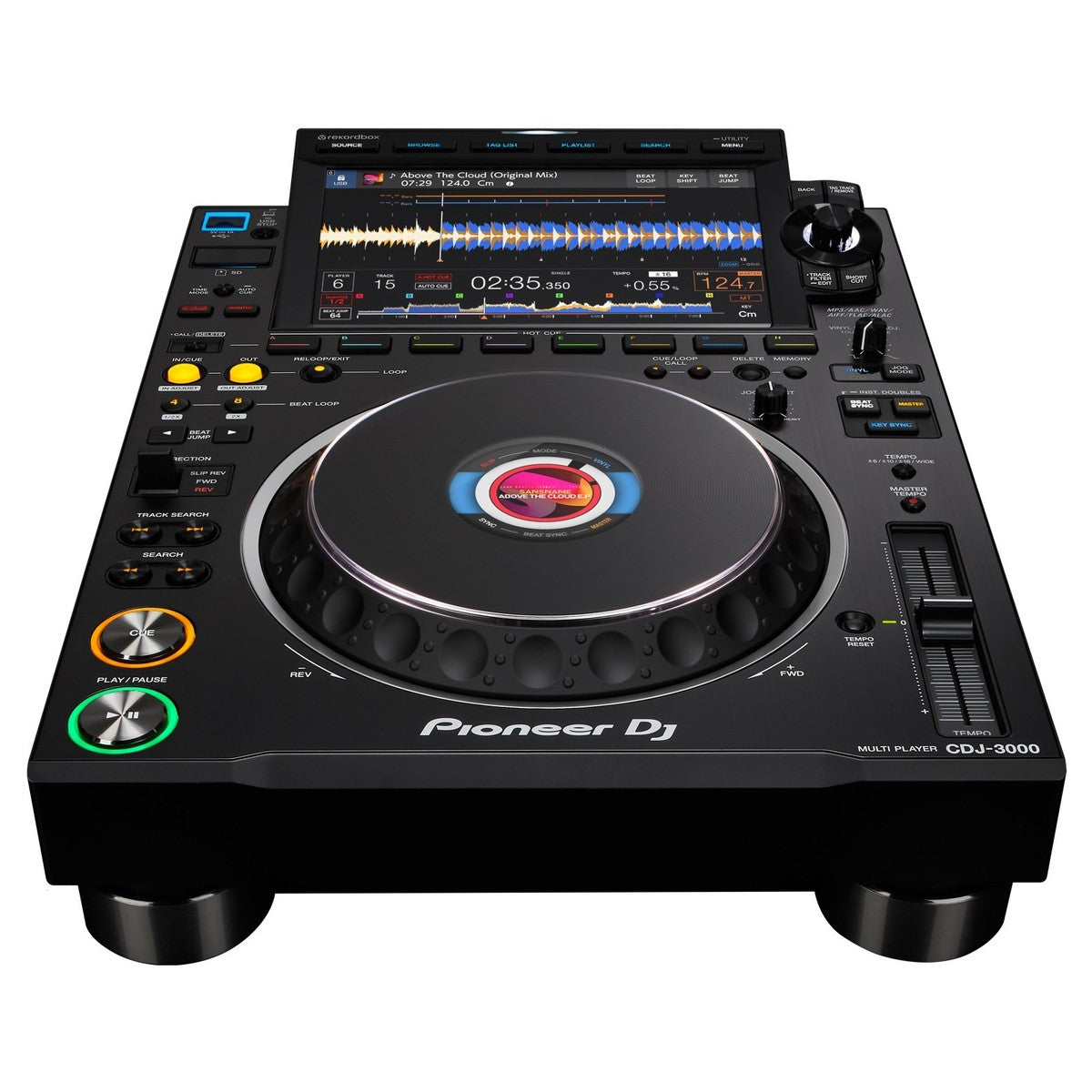 PIONEER CDJ-3000 MULTI PLAYER PROFESSIONALE PER DJ CON SCHERMO 9" TOUCH - TechSoundSystem.com
