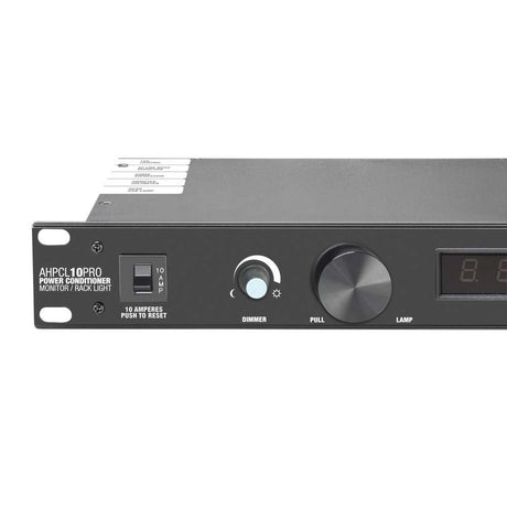 ADAM HALL PCL10 PRO REGOLATORE DI TENSIONE A RACK CON ILLUMINAZIONE A LED REGOLABILE DISPLAY VOLTOMETRO E AMPEROMETRO - TechSoundSystem.com