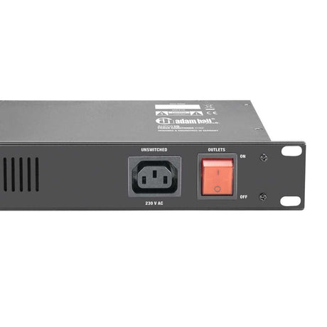 ADAM HALL PCS10 REGOLATORE DI TENSIONE A RACK CON 9 USCITE IEC 10A - TechSoundSystem.com