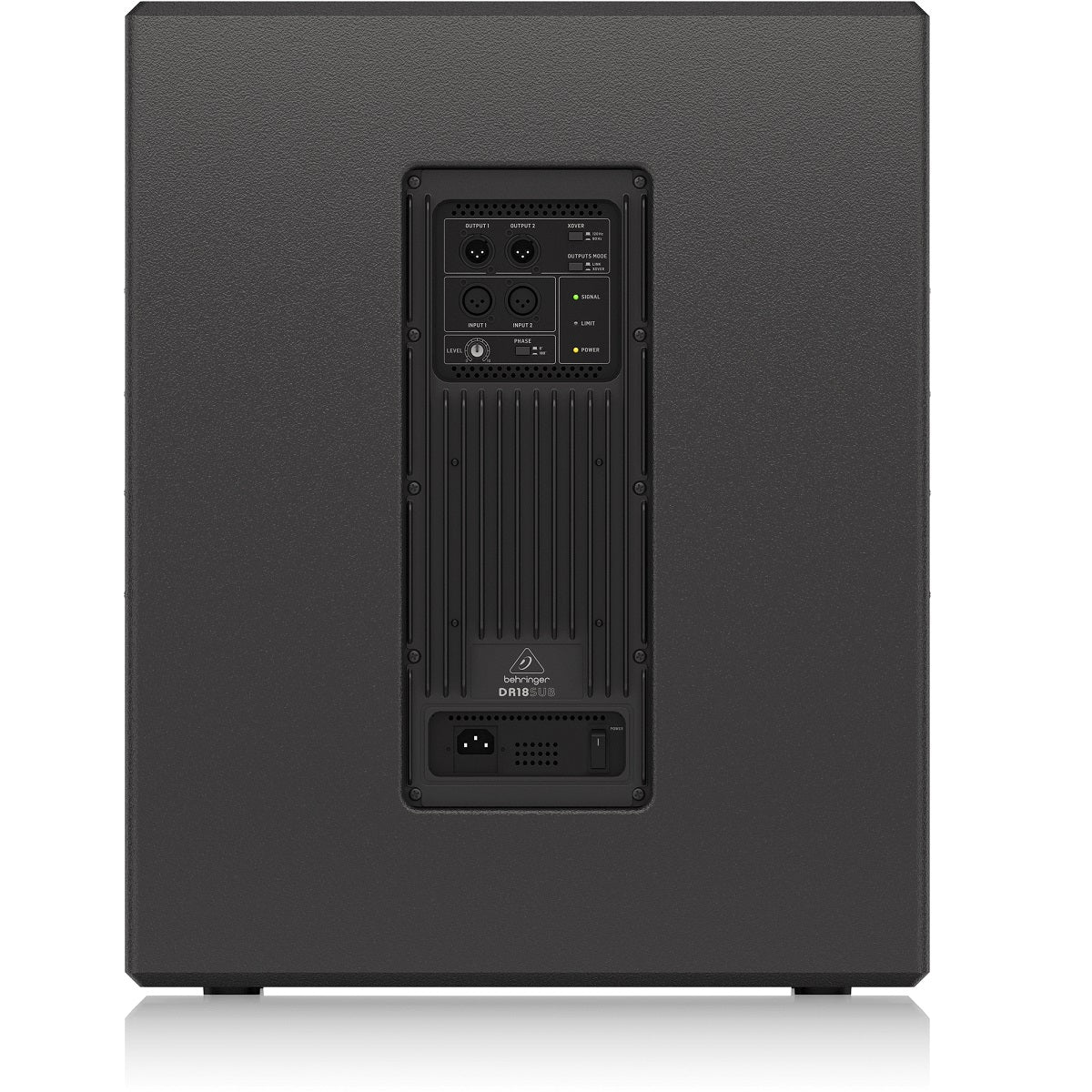 BEHRINGER DR18SUB SUBWOOFER ATTIVO 2400 WATT 18" CROSSOVER STEREO - TechSoundSystem.com