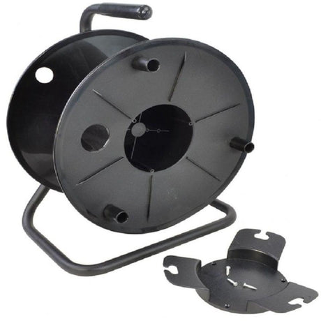 COBRA REEL XL AVVOLGICAVO IN PLASTICA TELAIO METALLO PIASTRA REMOVIBILE - TechSoundSystem.com