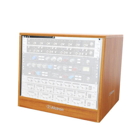 ALCTRON GC19 8U RACK DA STUDIO IN ALLUMINIO E LEGNO 8 UNITA&#039; - TechSoundSystem.com