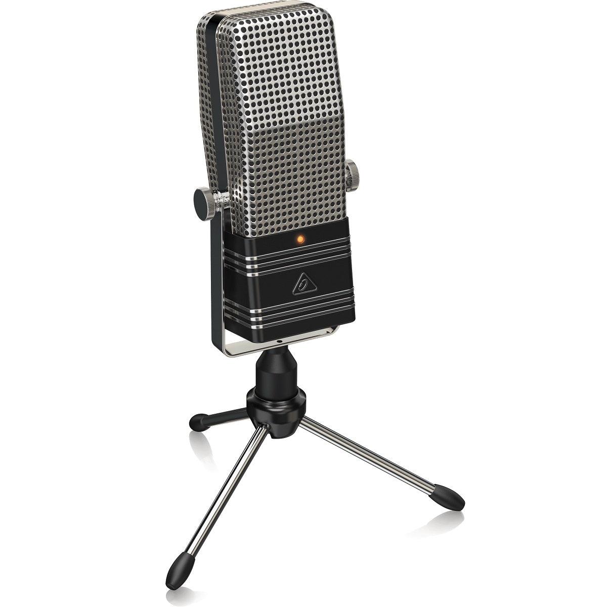 BEHRINGER BV44 VINTAGE BROADCAST MICROFONO USB PER STREAMING - TechSoundSystem.com