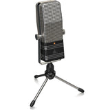 BEHRINGER BV44 VINTAGE BROADCAST MICROFONO USB PER STREAMING - TechSoundSystem.com
