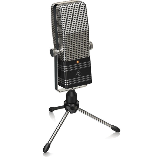 BEHRINGER BV44 VINTAGE BROADCAST MICROFONO USB PER STREAMING - TechSoundSystem.com