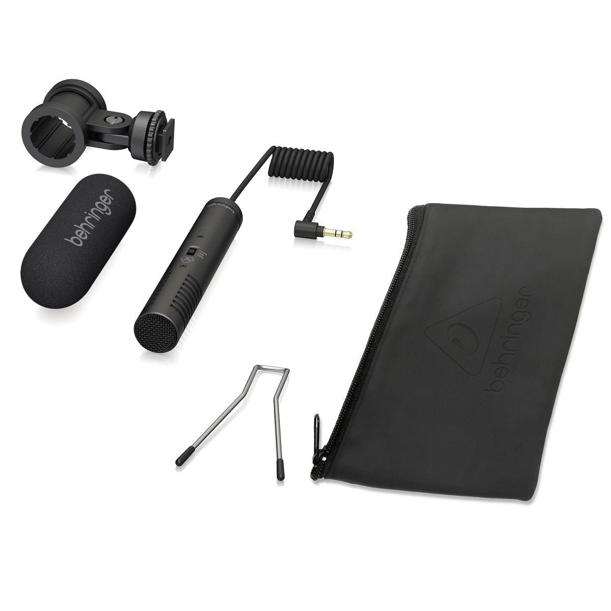 BEHRINGER VIDEO MIC MS MICROFONO PER VIDEOCAMERA A CONDENSATORE MID-SIDE DOPPIA CAPSULA - TechSoundSystem.com