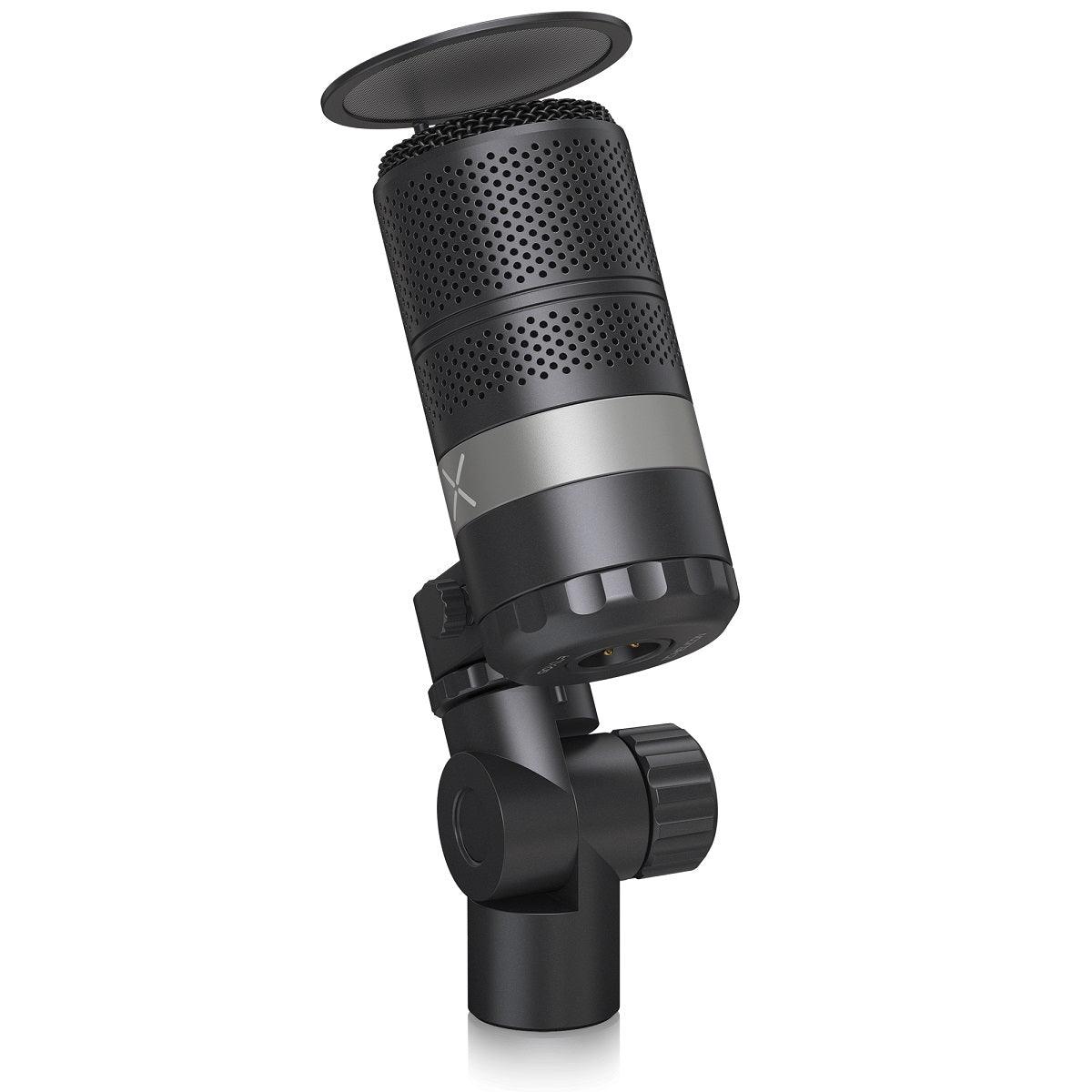 TC HELICON GO XLR MIC MICROFONO BROADCAST NERO CON POP FILTER - TechSoundSystem.com
