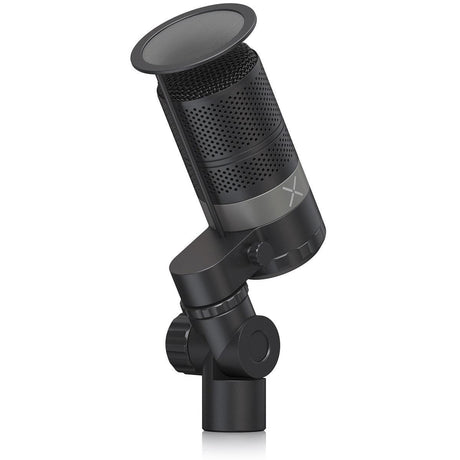TC HELICON GO XLR MIC MICROFONO BROADCAST NERO CON POP FILTER - TechSoundSystem.com