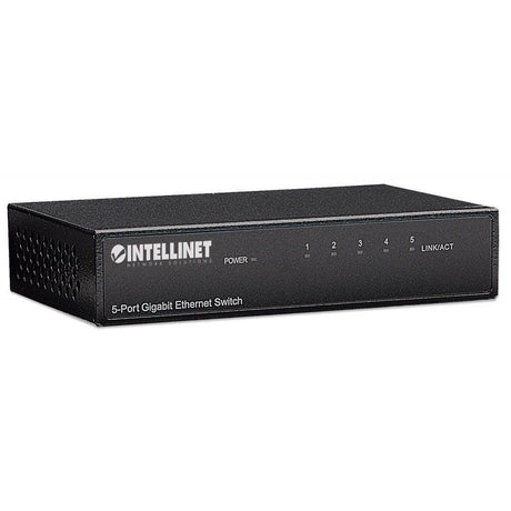 INTELLINET ETHERNET LAN SWITCH GIGABIT CON 5 PORTE RJ45 DA DESKTOP - TechSoundSystem.com
