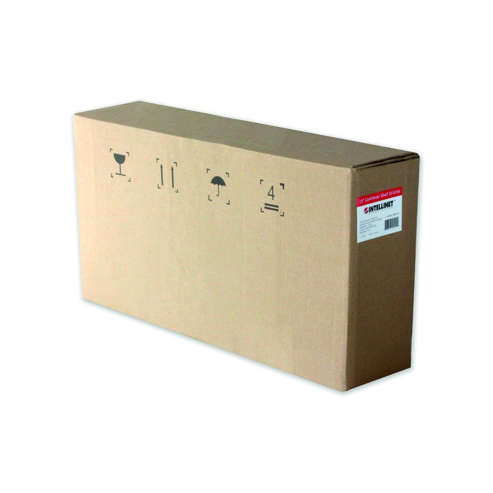 INTELLINET I-CASE TRAY-14 MENSOLA CON RIPIANO FISSO FORATO DA 2 UNITA' RACK 19" - TechSoundSystem.com