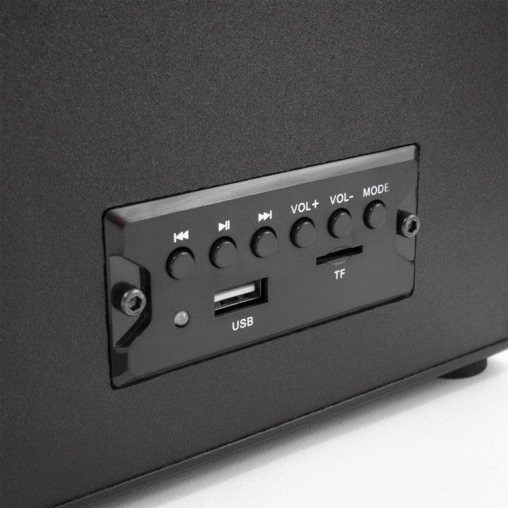 SBOX SP-4300 IMPIANTO AUDIO 2.1 SUBWOOFER E CASSE BLUETOOTH CON LETTORE USB TF SD - TechSoundSystem.com