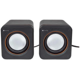 TECHLY ICC SP-320ETY COPPIA CASSE USB 2.0 E JACK 3.5MM - TechSoundSystem.com