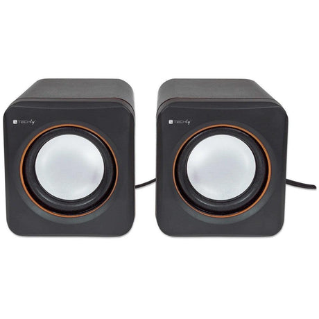 TECHLY ICC SP-320ETY COPPIA CASSE USB 2.0 E JACK 3.5MM - TechSoundSystem.com