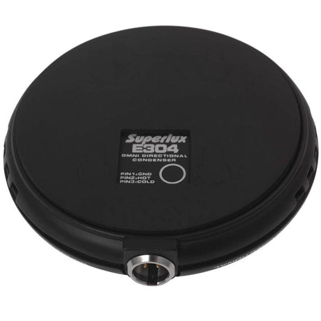 SUPERLUX E304B MICROFONO BOUNDARY A ZONA DI PRESSIONE NERO EX-DEMO - TechSoundSystem.com